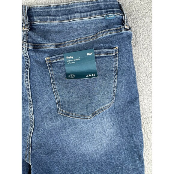 Jag Ruby Mid Rise Straight leg Jeans NWT size 18/29 - Picture 5 of 7